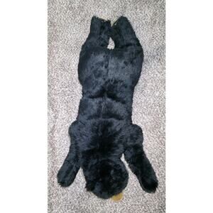 Plow & Hearth Realistic JUMBO 46" Plush SOFT Black Bear Body Pillow Cuddle Toy